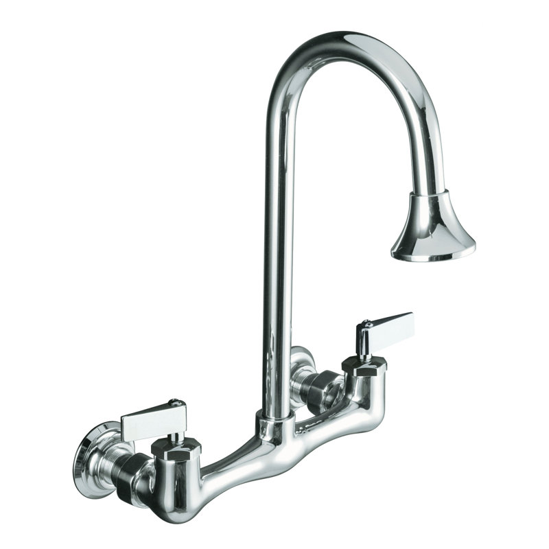 Kohler Triton Double Lever Handle Utility Sink Faucet with Rosespray